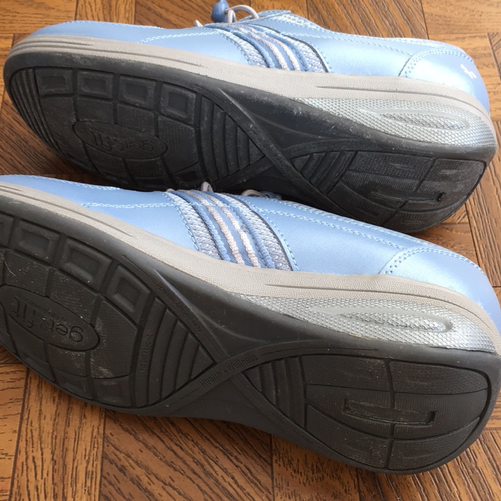 Grasshoppers light blue silver sneakers 7M - Picture 8 of 8